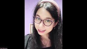 pinay tgirl DaniTheCutie gives you encouragement as you spend intimate time with her