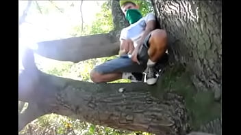 Gay teen boy wanked in woods