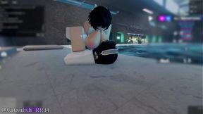 Solitary swim in the pool with a timid girl escalates to intense sex &#x00A6; Session (11) &#x00A6; Rough encounter