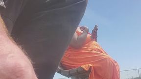 Tall Heavy SSBBW Nicole The Amazon SITS on TOOL plus weigh and struggle