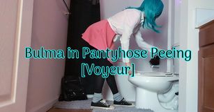 Bulma in Pantyhose Peeing [Voyeur]