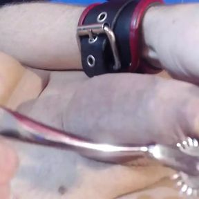 Cock Injection Punishment BDSM Needleplay Fetish Insertion Syringe Pump Saline Sounding Punishment