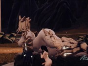Futa Giantess Fill Condom with Cum