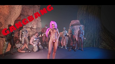 Valerie Visxen fucking the whole village, Gangbang with the boys II