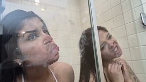 Two beauties smashing their noses against the glass -- by Ana Ayumi and Cindy Lopes - CLIP 6