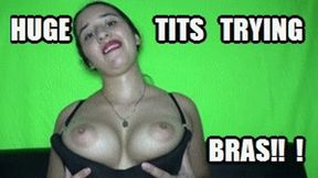 BIG TITS BRA FETISH TESTING DIFFERENT BRAS JUDI SJU3S HD MP4