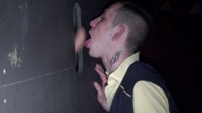 Twink suck cock in glory holes