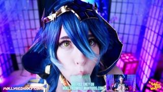 Layla’s wet dream about a Big Dick. Genshin Impact - MollyRedWolf