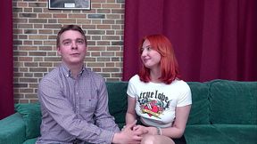 Redheaded Wife Emma Korti Gets Anally Creampied as Husband Watches DTW8254