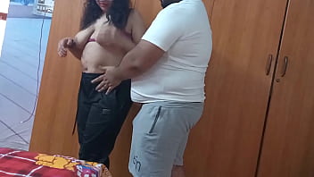 Flirting and creampie sex with McDonald'_s girl employee.