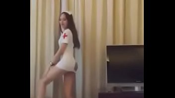 Sexy asian nurse cures patient