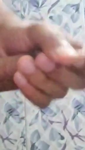 Hand job with satisfaction