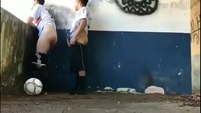 Dando gostoso depois do futebol