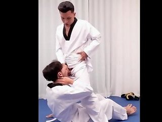 asian fair skinny btm suck tan fit top boy karate uniform