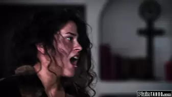 Female hobo impregnated with used condom and confronts guy