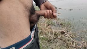 A Indian Big Cock Masturbation on Pounds Side