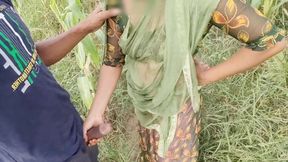 Desi Village Girl Was Stealing Maize, the Farm Owner Fucked Her Hindi Audio Outdoor Jungle Sex