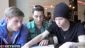 Jett Black Kevin Warhol Go Hard in Hot Backstage Blowbang – CockyBoys 18+