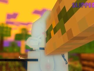 Minecraft Allie X Iron golem made by Slipperyt