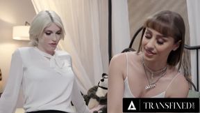 TRANSFIXED - PAWG Tommy King Gets Passionately Destroyed By Horny Izzy Wilde After Foot Massage