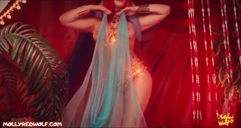 MollyRedWolf's Kinky Genshin Impact Cosplay: Cum-Foreign Nilou's POV Ride
