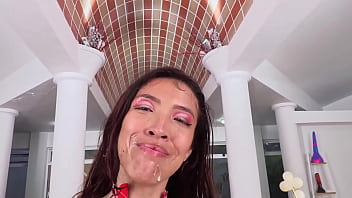GEMMA LEONE gets her ass destroyed in a GangBang  Lactating  DP  DAP  TP