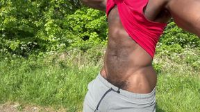 It Is 26 Degree C. in My Shorts and Not Wearing Underwear. My Top, Also Comes off