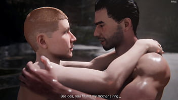 Игра: В поисках друзей, глава 5 - Долгая поездка, знакомство с новым другом, отсосал большой член у мужчины (английская озвучка)