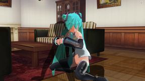 3D Hentai Hatsune Miku cowgirl