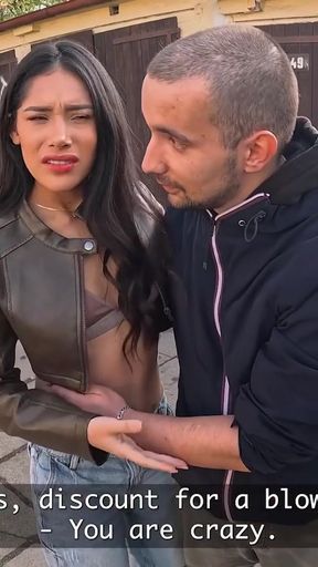 VIP4K. She showed me her Tits in Public, and I sold them a Car   Clip 1