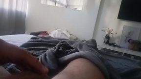 Hitting a very tasty handjob for my little stepcousin