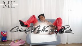 Christening My New Red Boots