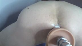 The fucking machine from behind