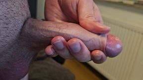 Uncut Curved Cock