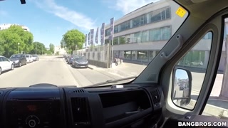 Susy Gala getting boned on the Bangbus