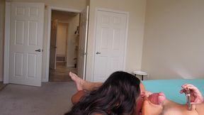 august skye after the beach begs for big cock