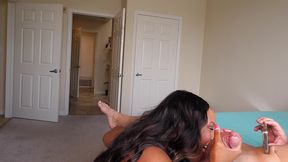 august skye after the beach begs for big cock