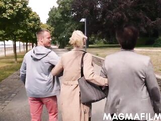 Cum loving blond double dicked