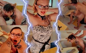 Pussy and Mouth Smashed Head in Toilet