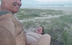 Sexy BBW Beach Fuck