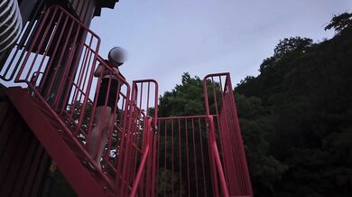 Wife's secret park walk turns public panty tease into slutty creampie gangbang