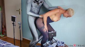 Lol Glams fucked with purple nylon
