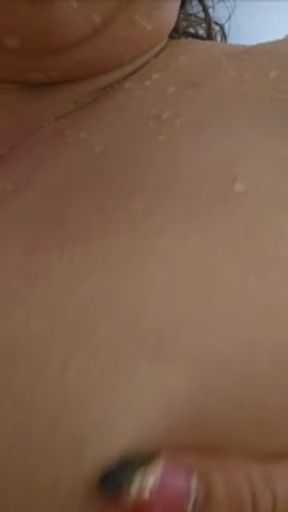 She Likes Playing With Her Sensitive Asian Tits