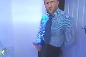 Big-Cock Daddy Tries on His New Suit