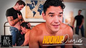 ”Inked Hunk Dominates Inexperienced Fuck Toy”