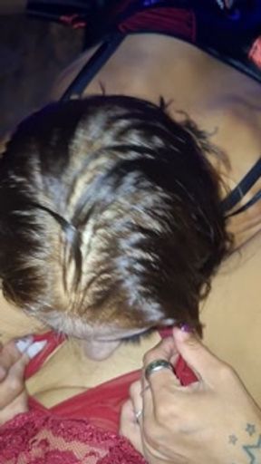 This native female eating my pussy while I suck dick