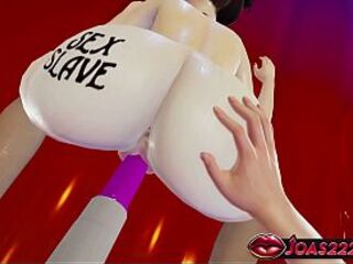 Pool Hotty Kojuro CG Animation: Massive Tits Play, Dildo Penetration & Juicy Cunnilings to Biggest Squirt Orgasm