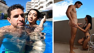 "ARGENTINIAN SLUT is Picked Up From The Swimming Pool and FUCKED in her Hotel Room"