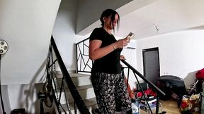 magic whore transformation in shearling and uggs. pee, deepthroat, cum on fur and squirting