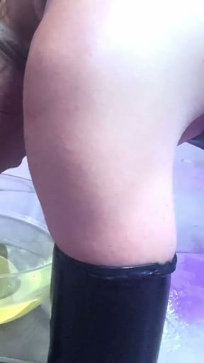 ANAL for you, ANAL for me... SISSY boyfriend pegged and rewarded!   Clip 1